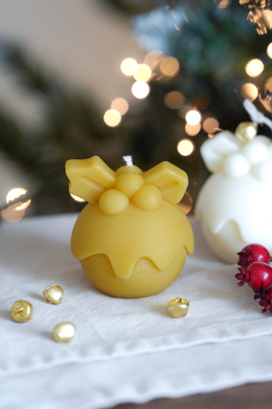 Pudding Decoration | Christmas Candle – fotografie 4