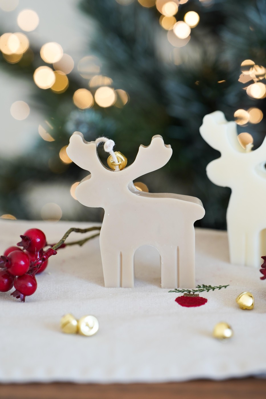 Reindeer | Christmas candle – fotografie 5