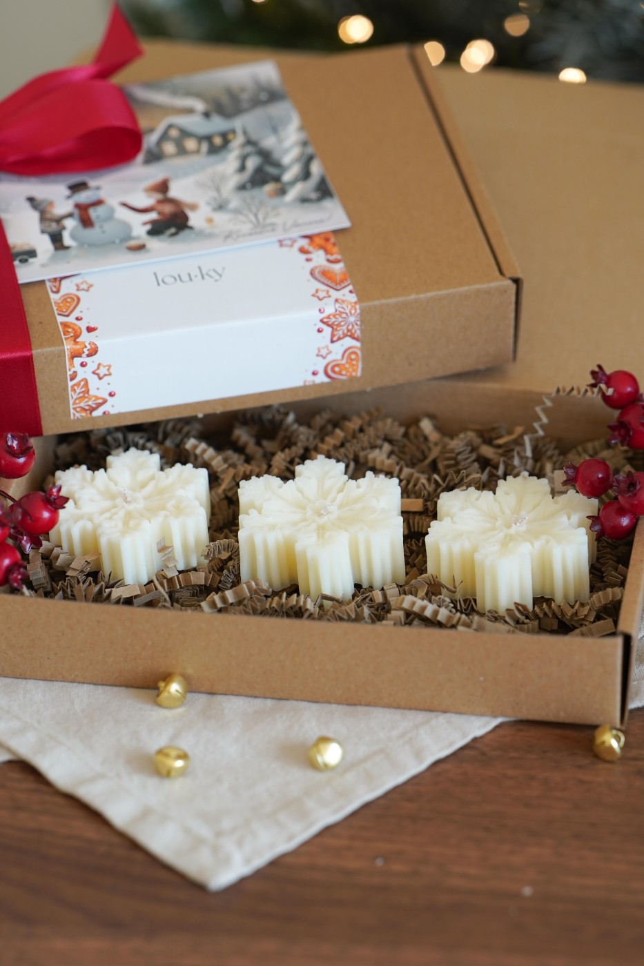 Christmas snowflake set – fotografie 2