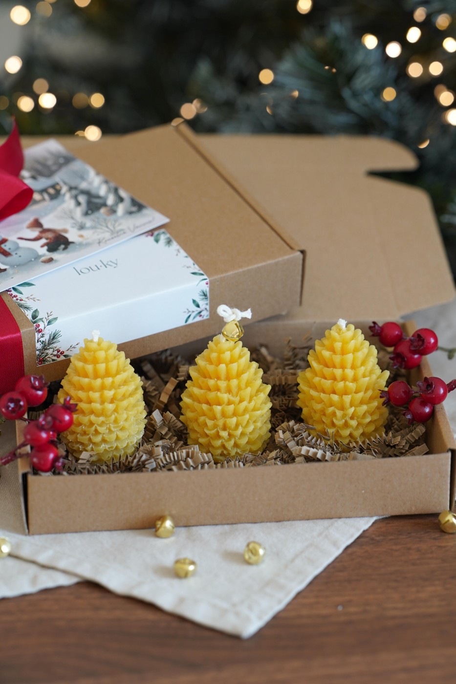 Christmas cone set – fotografie 6