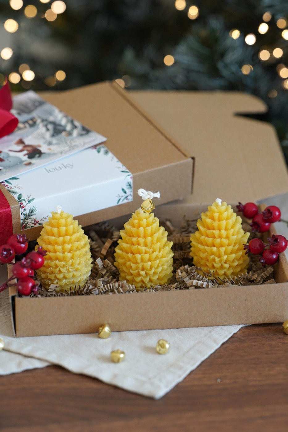 Christmas cone set – fotografie 3