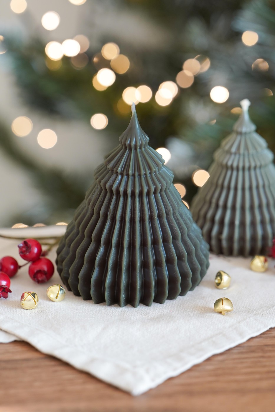 Folded tree | Christmas decorative candles – fotografie 7
