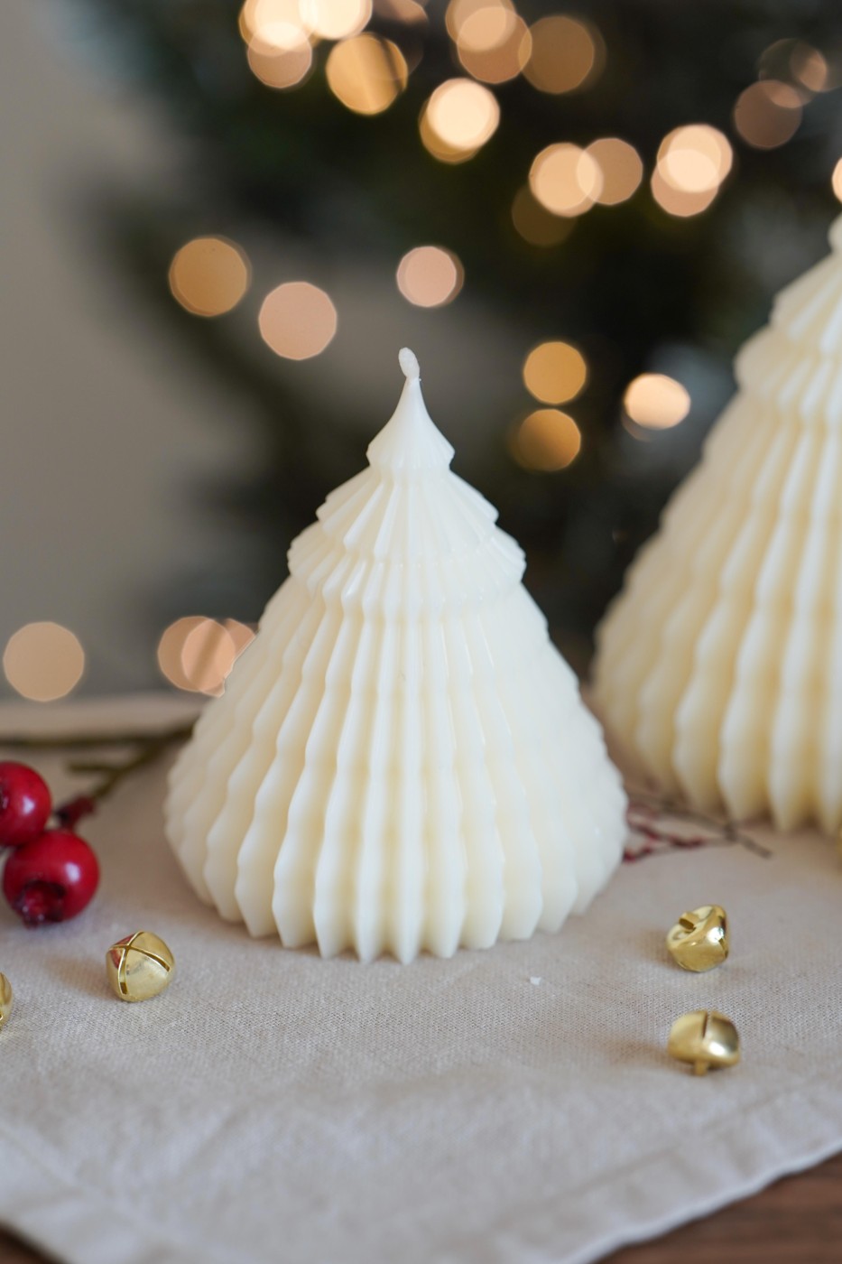 Folded tree | Christmas decorative candles – fotografie 4