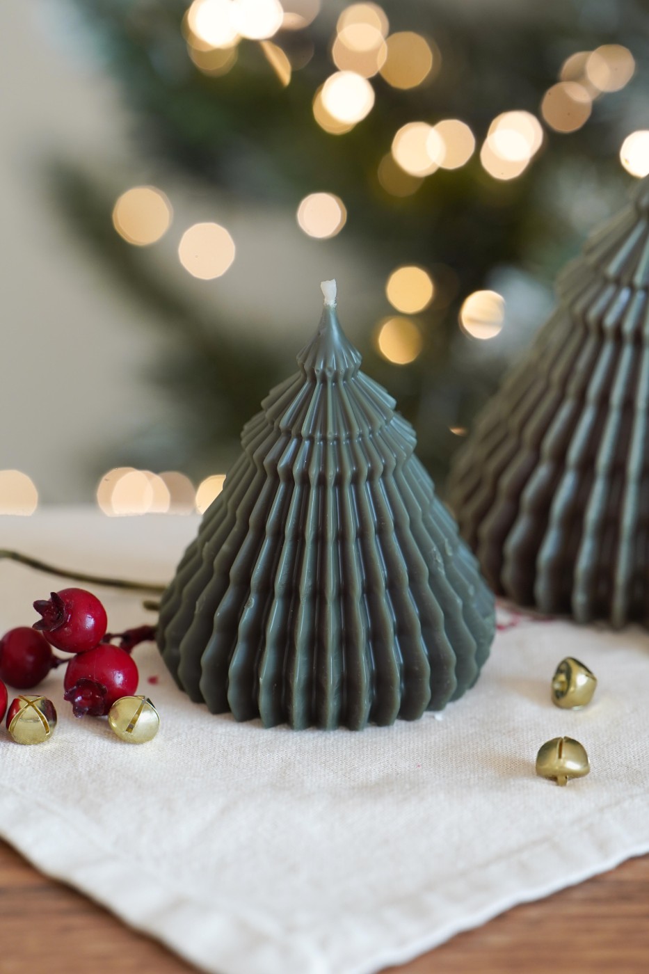 Folded tree | Christmas decorative candles – fotografie 6