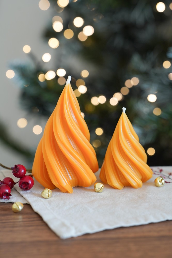 Twisted tree | Christmas bee candle