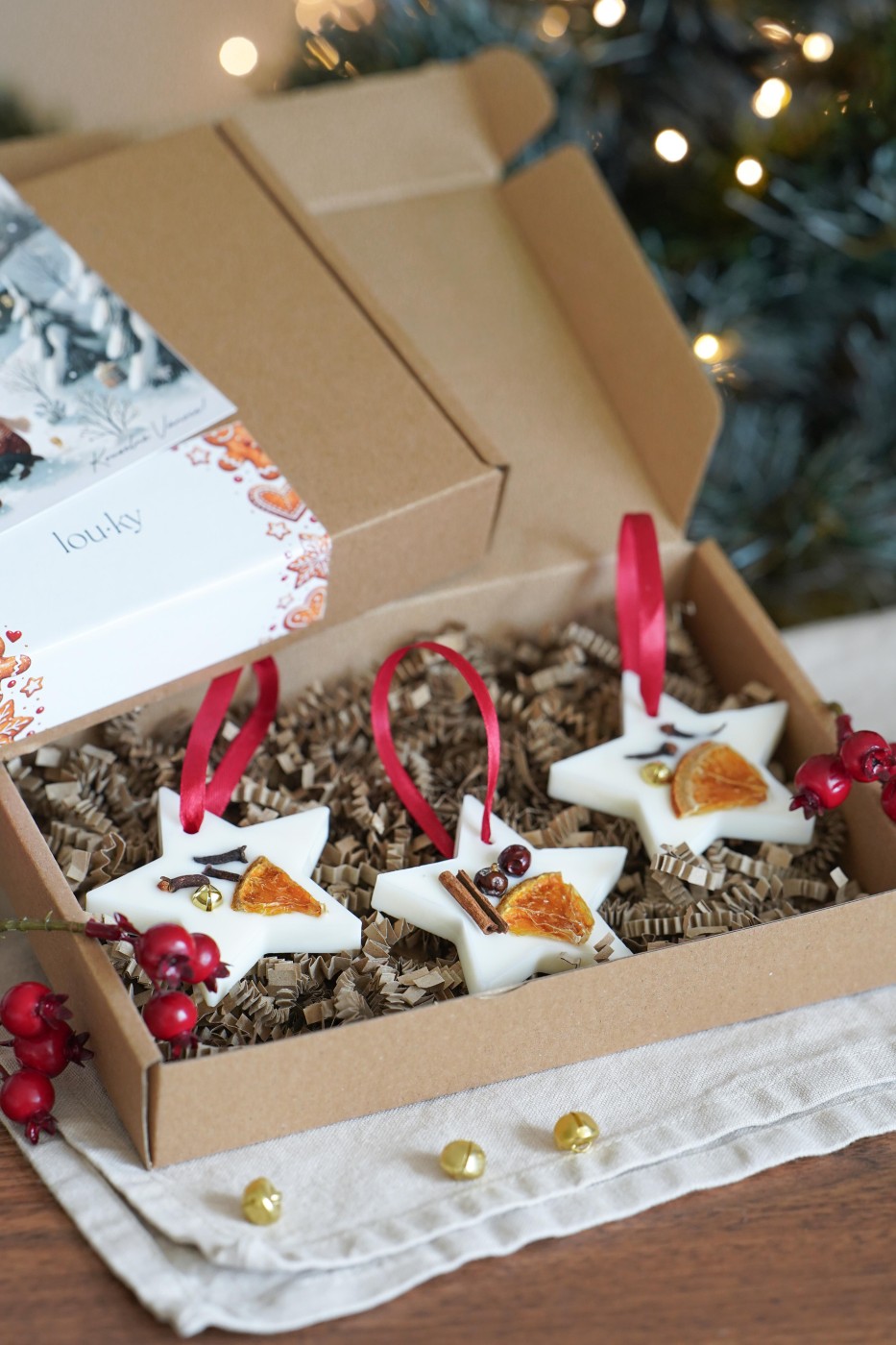 Christmas Star Set | Hanging Ornaments – fotografie 6