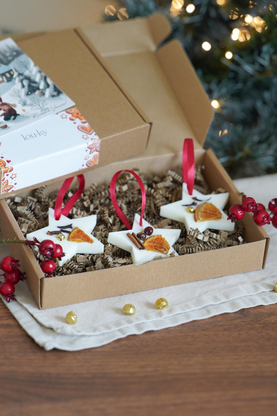 Christmas Star Set | Hanging Ornaments – fotografie 5