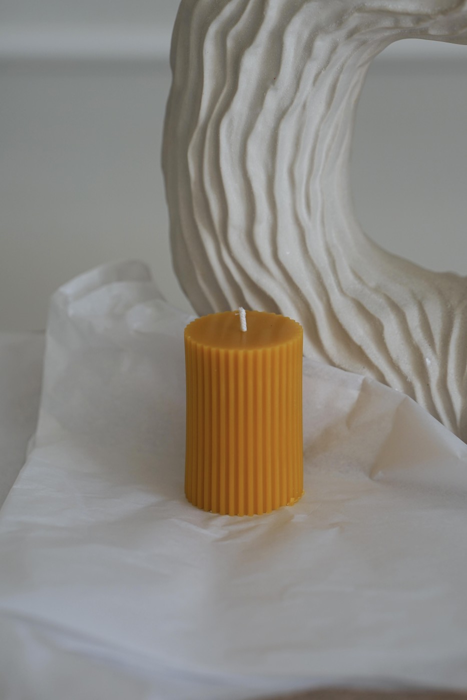 Amari Column Candle | Beeswax