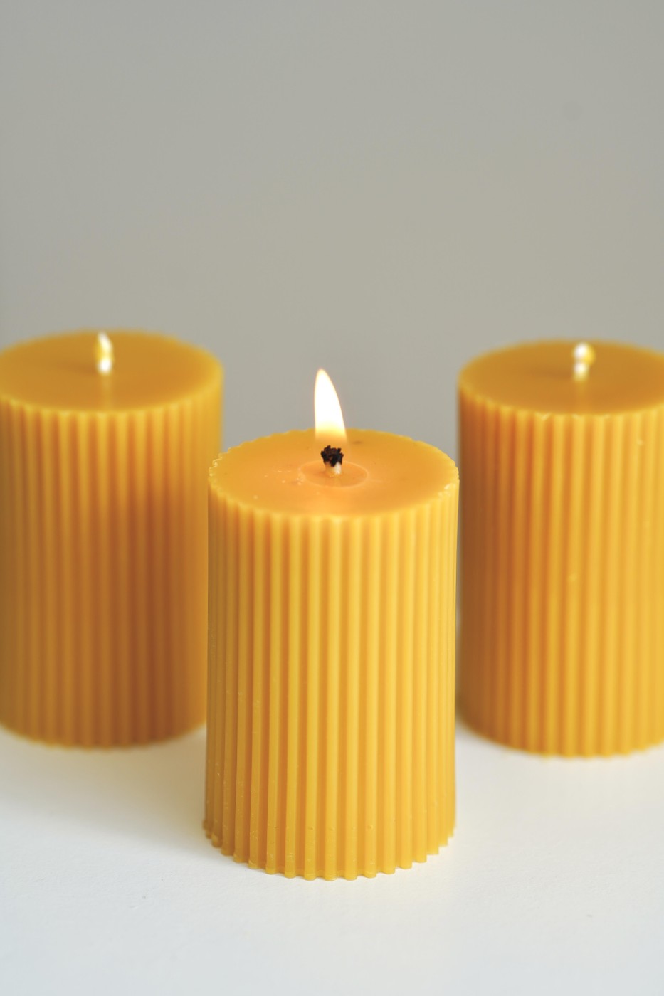 Amari Column Candle | Beeswax