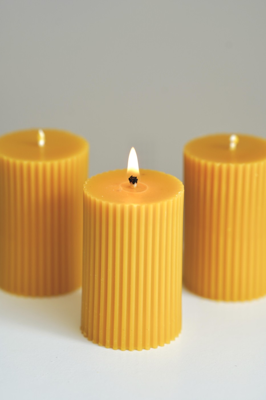 Amari Column Candle | Beeswax