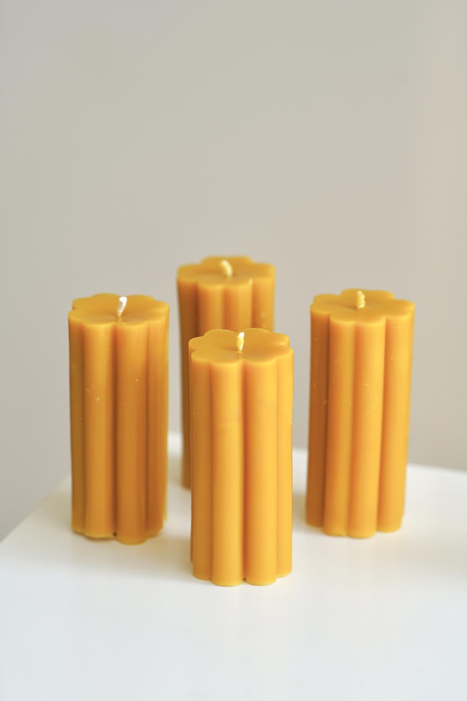 Four-leaf clover | Beeswax candle