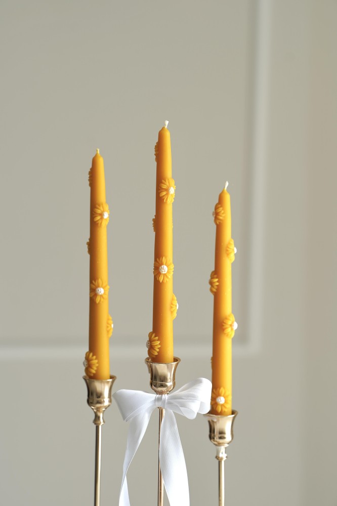 High Candle Daisy | Beeswax