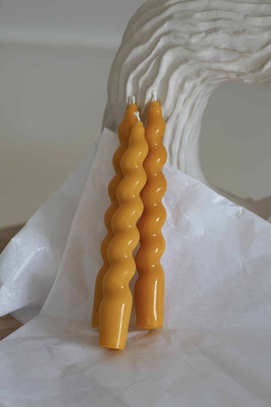 Twisted Candle Sofia | Beeswax