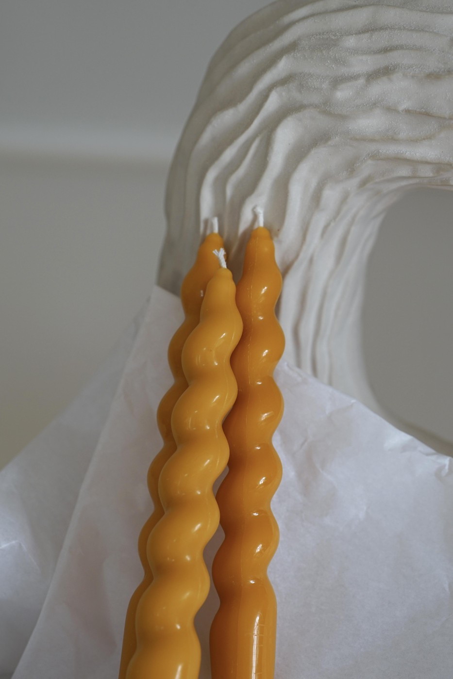 Twisted Candle Sofia | Beeswax