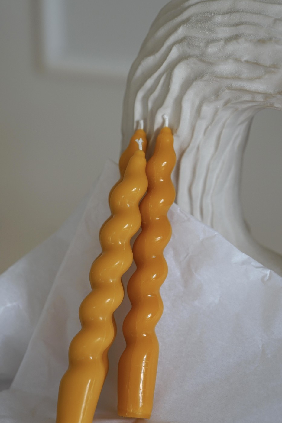 Twisted Candle Sofia | Beeswax