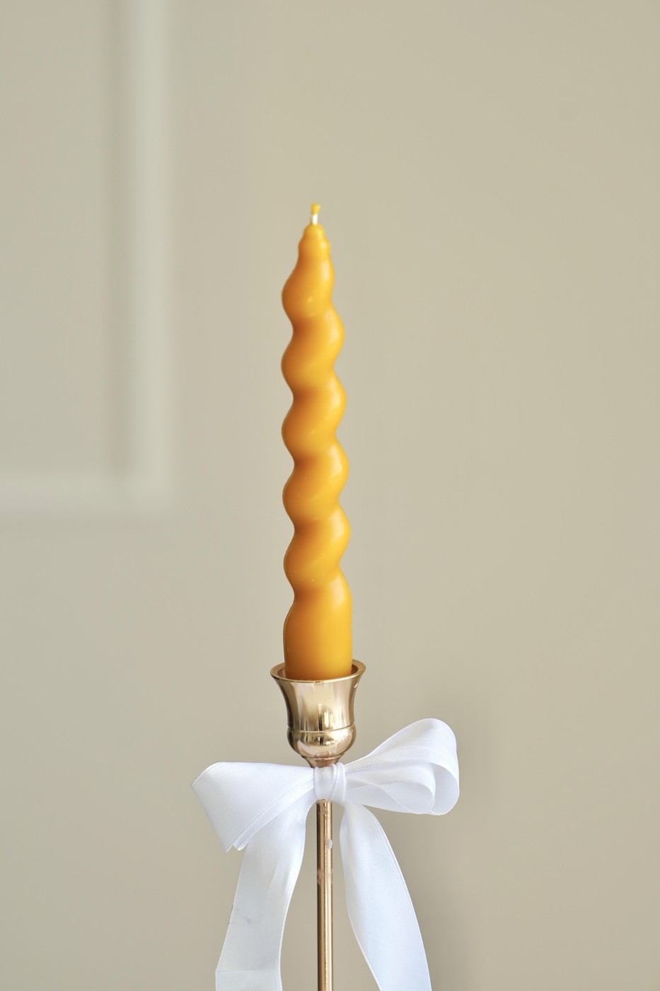 Twisted Candle Sofia | Beeswax
