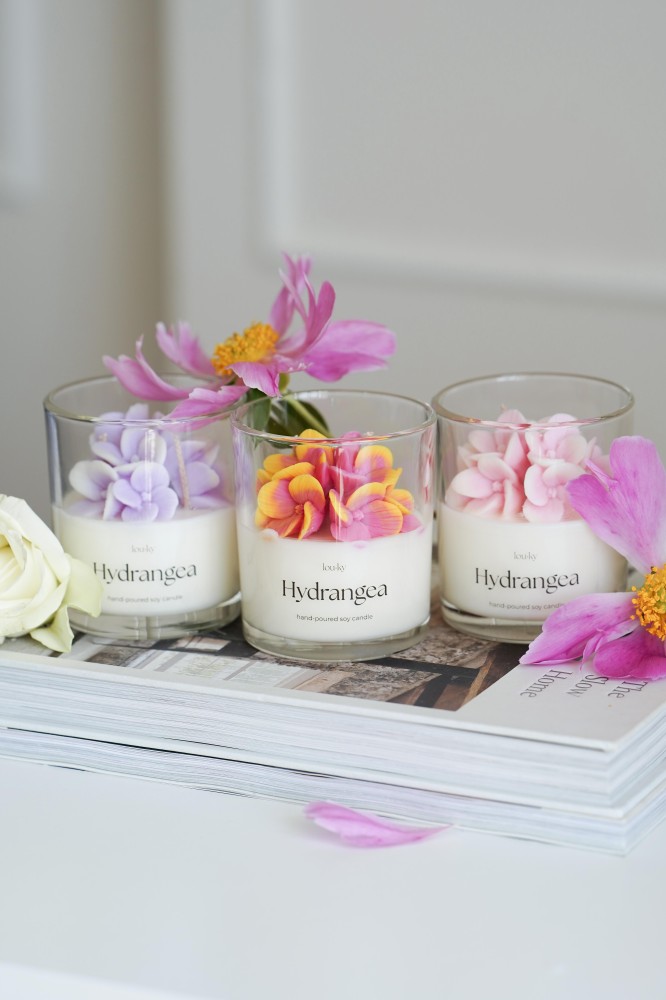 Hydrangea | Fragrant Soy Candle