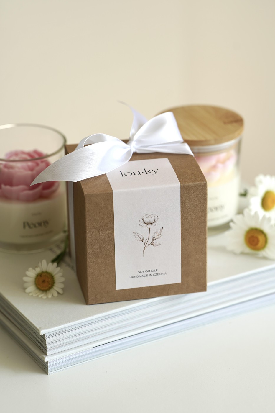 Peony | Fragrant soy candle