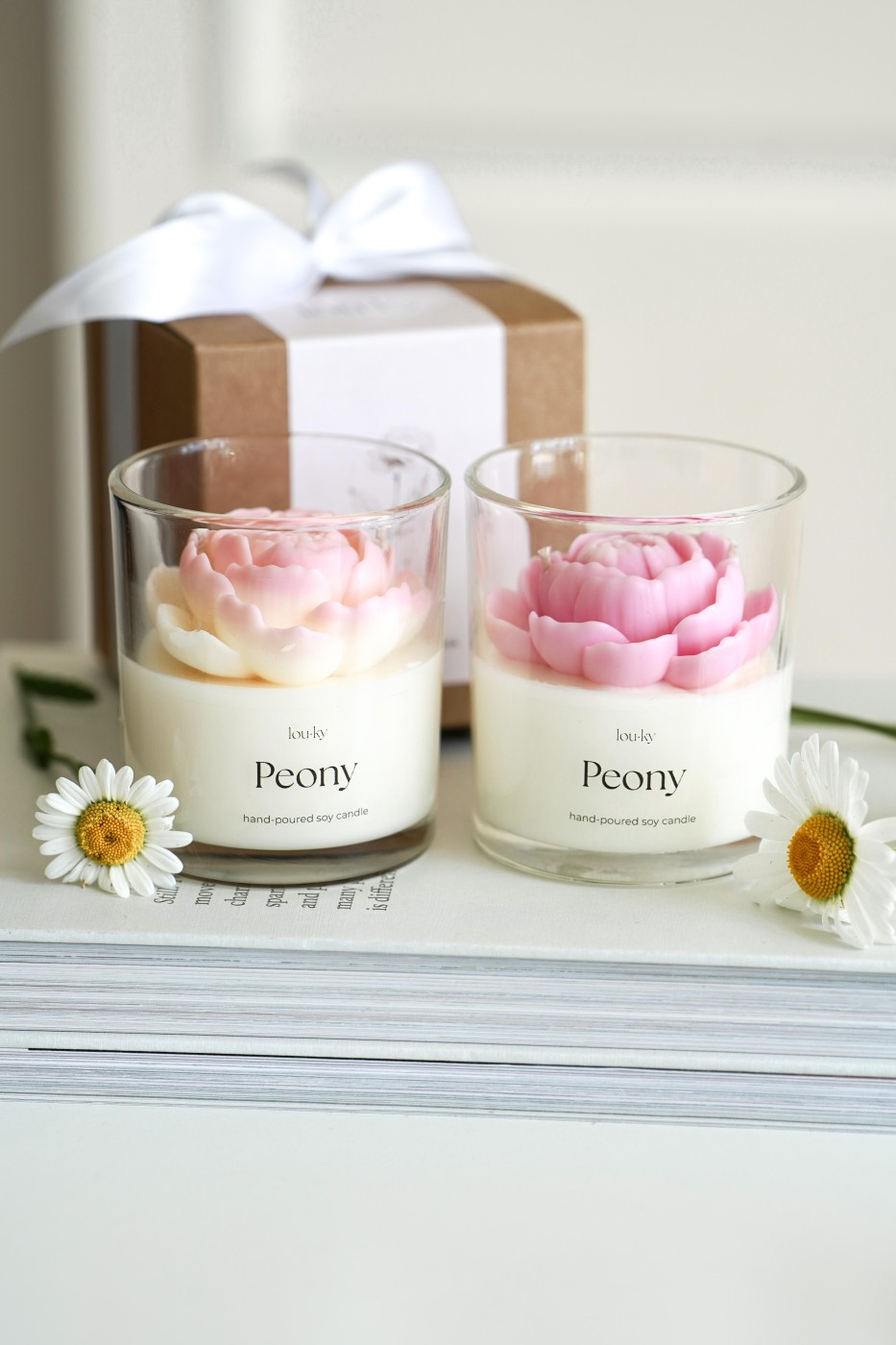 Peony | Fragrant soy candle