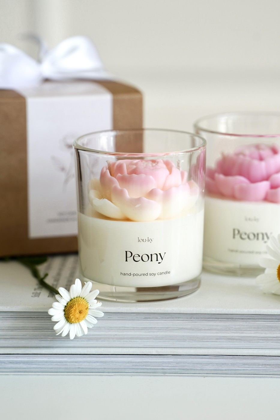 Peony | Fragrant soy candle