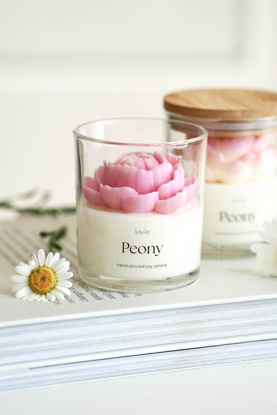 Peony | Fragrant soy candle