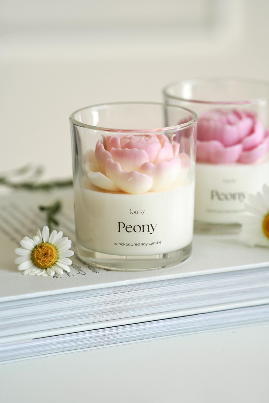 Peony | Fragrant soy candle