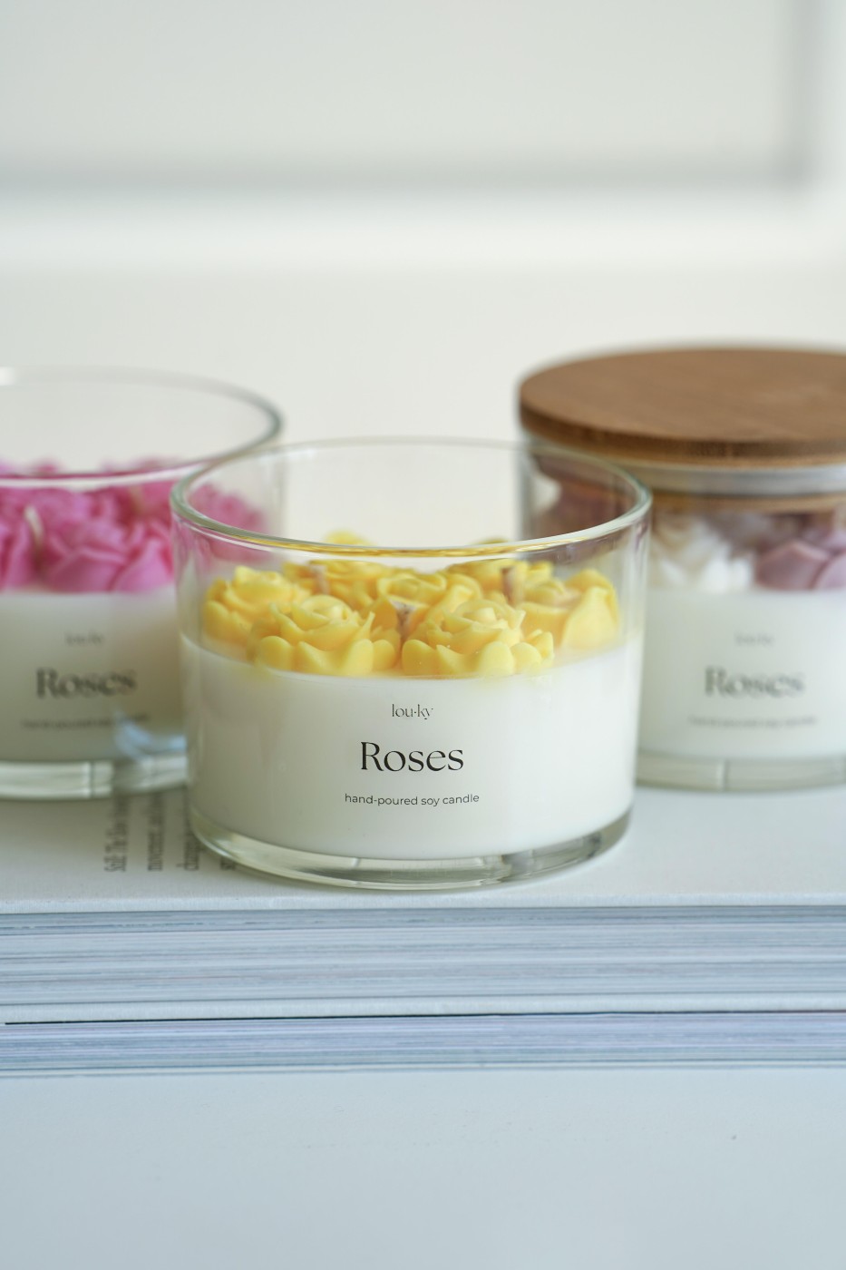 Roses | Fragrant soy candle