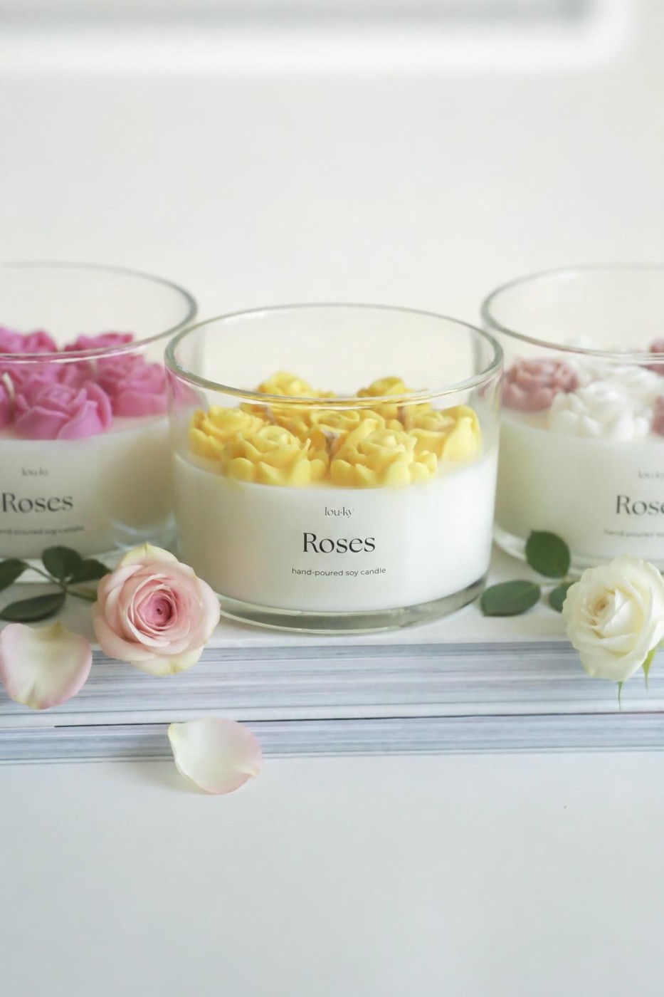 Roses | Fragrant soy candle
