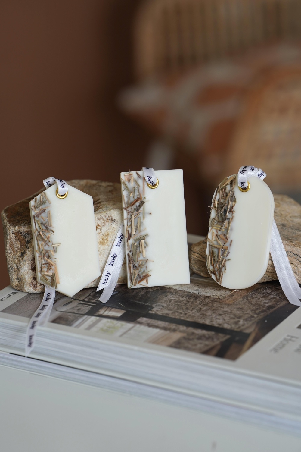 Lemongrass | scented wax (hanging)