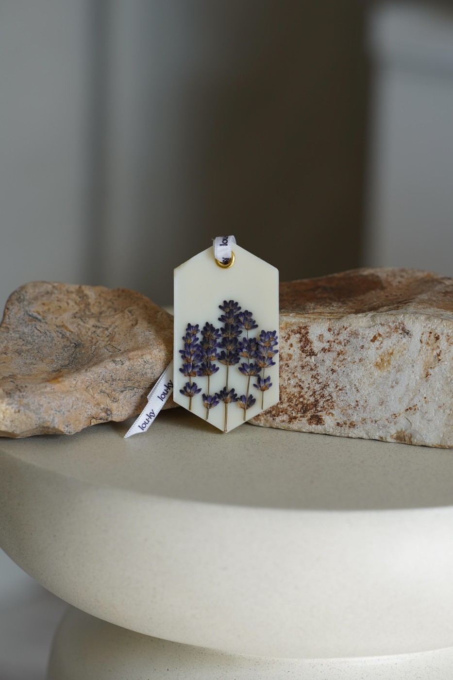 Lemon balm & birch | Scented wax (hanging)