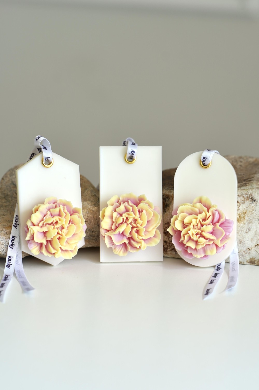 Peony | Scented wax (hanging)