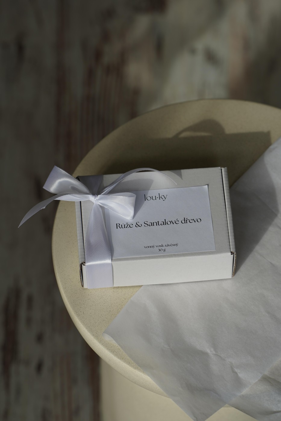 Rose & sandalwood | Fragrant wax (hanging)